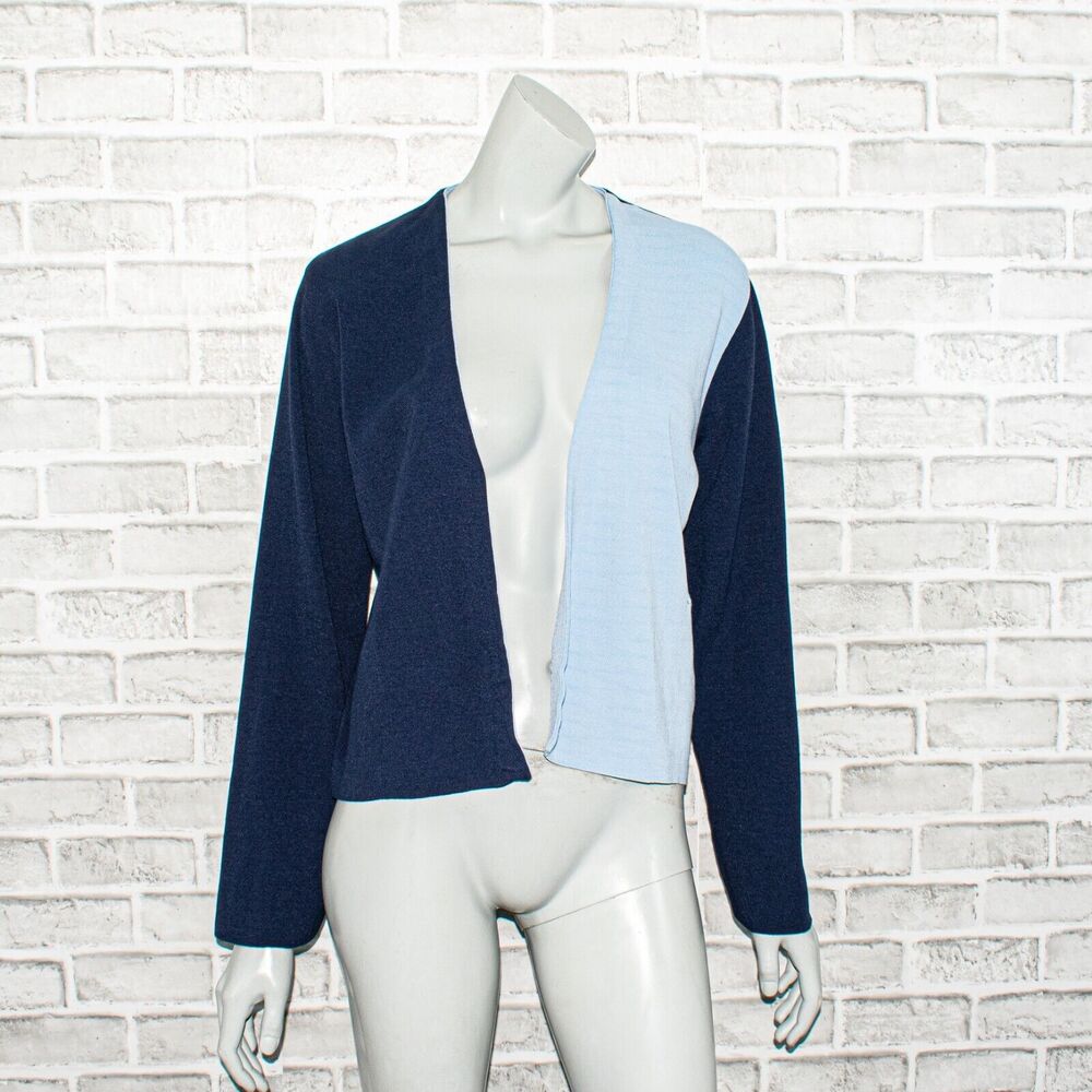 FRONTROW x RECTO Color Block Open Cardigan Sweater Fits L